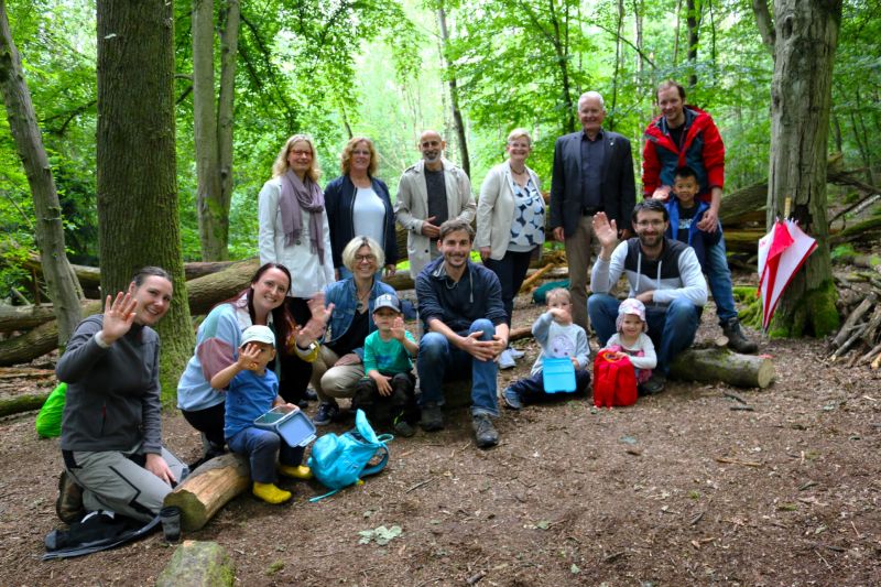 Die Kinder der Waldkita in Wächtersbach fühlen sich wohl im grünen Forst.