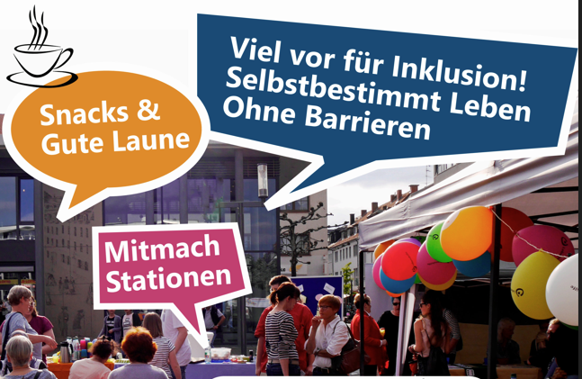 Auf dem Marktplatz in Hanau bietet sich beim Dinner in Bunt ein farbenfroher Anblick.